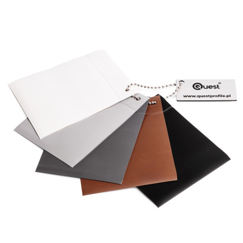 Échantillon de plinthe en PVC L70 (810-L70, 811-L70), multicolore