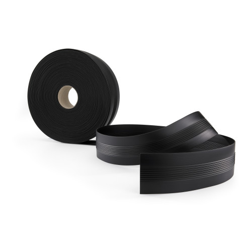 Profil de dilatation en PVC souple – Bande élastique pour joints de revêtements en PVC, noir, 1 m