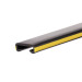 Profilé de main courante 40x8 mm PVC LUX, Rampe d'escalier, jaune, 1 m