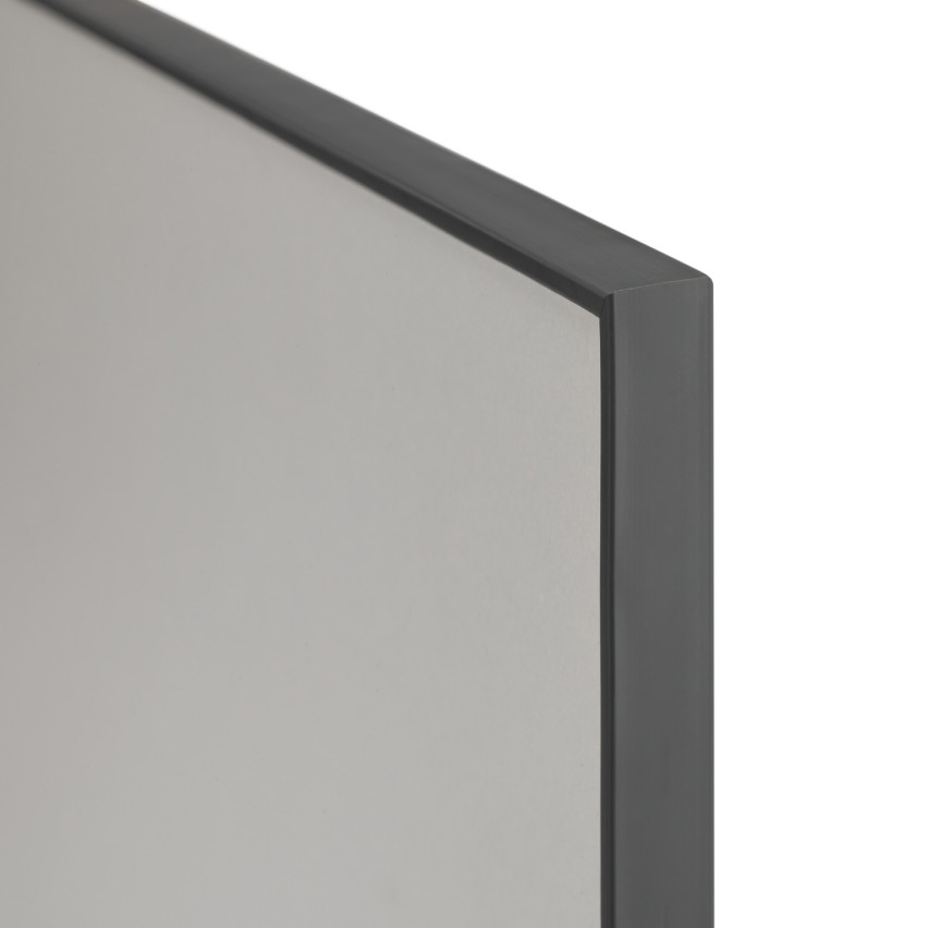 Profilé de meuble C 18 mm, gris foncé avec bande adhésive, longueur 5m