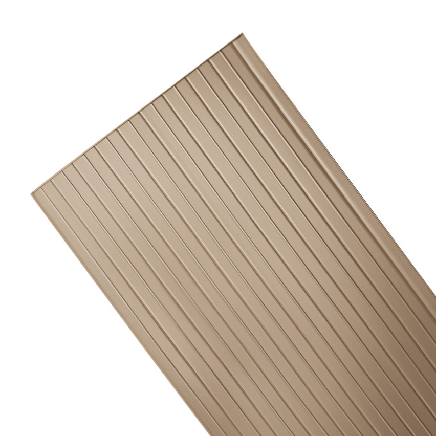 Bandes Brise-Vue en PVC Rigide pour clôture Double Fil, Protection Contre Le Vent pour Jardin, Balcon, terrasse, 900 g/m², RAL 1019
