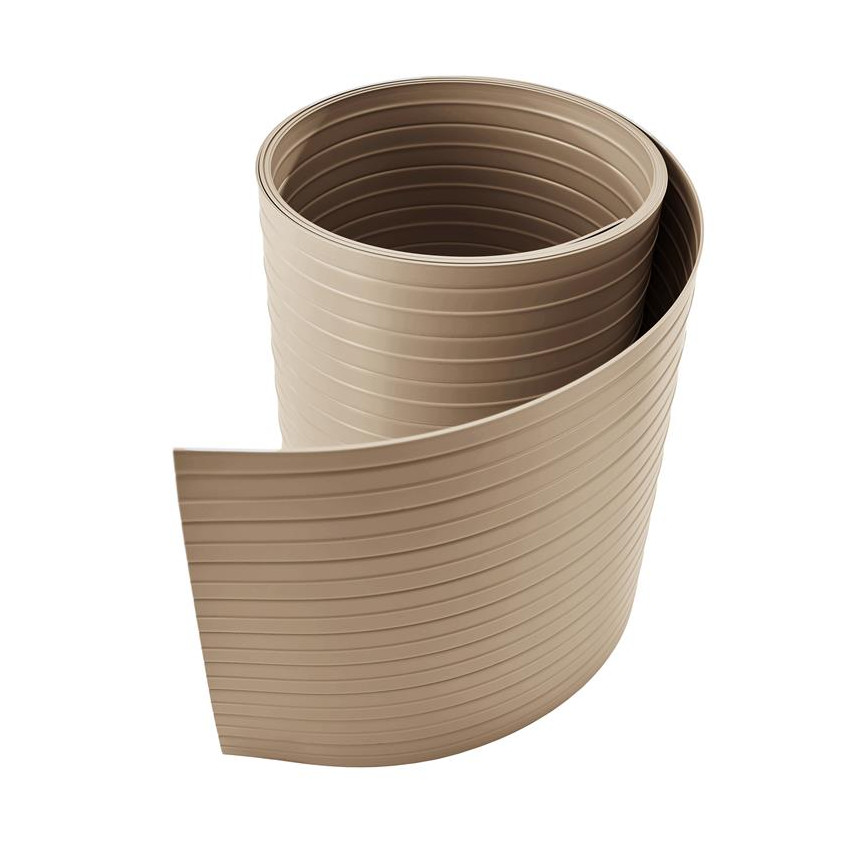 Bandes Brise-Vue en PVC Rigide pour clôture Double Fil, Protection Contre Le Vent pour Jardin, Balcon, terrasse, 900 g/m², RAL 1019