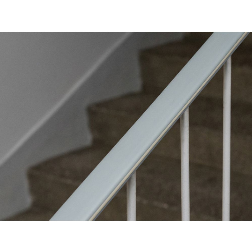 Profilé de main courante PVC PHOTO 40x8mm Gris 1m