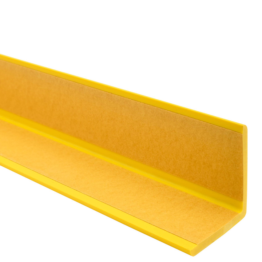 Cornière PVC adhésive KM jaune 