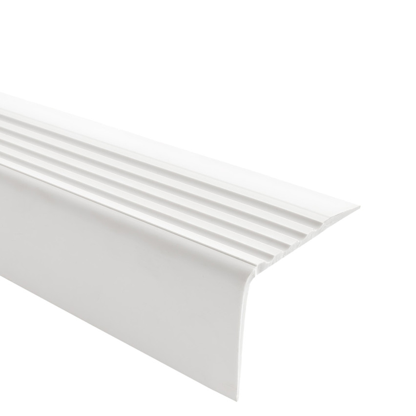 Profilé antidérapant pour escalier RGP 1,5m blanc