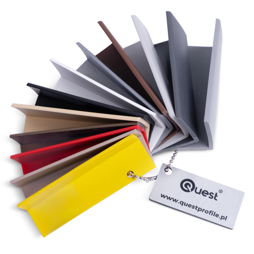 Angle en plastique souple PVC Échantillon (KM27,35,40)