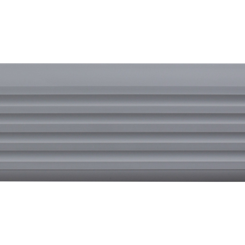 Nez de marche antidérapant adhésif 40x25mm, gris foncé