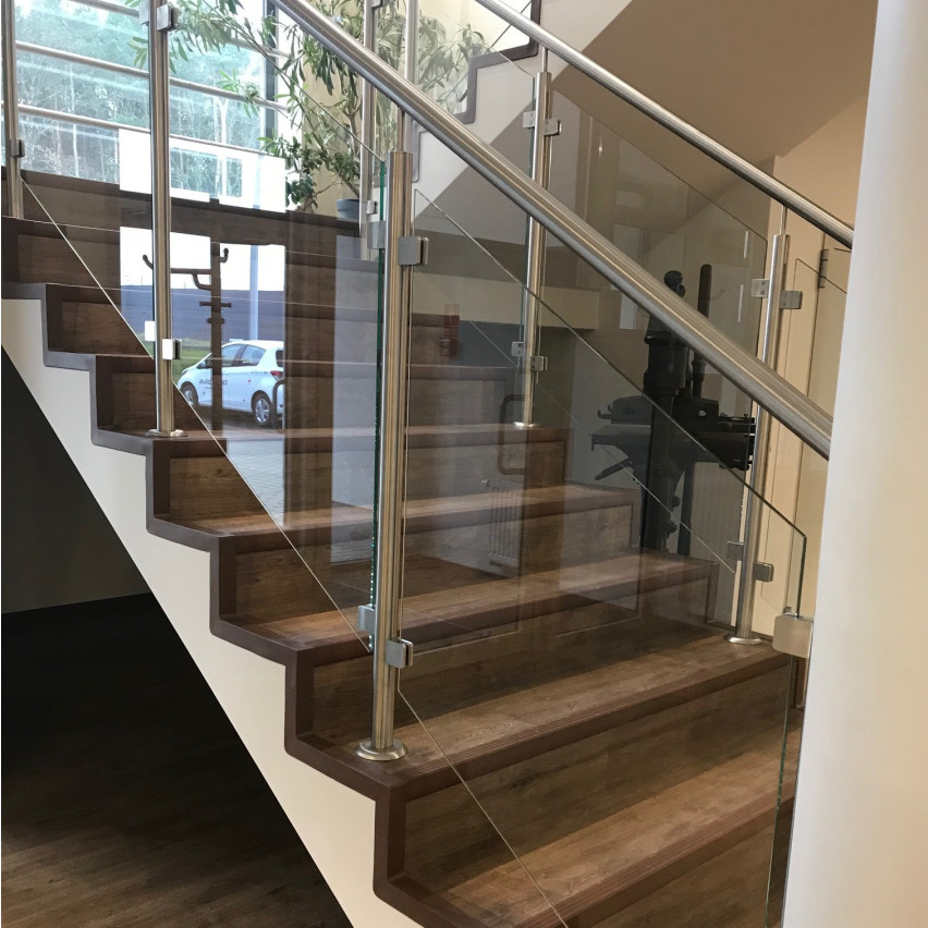 KIT de finition pour escaliers en PVC gris foncé