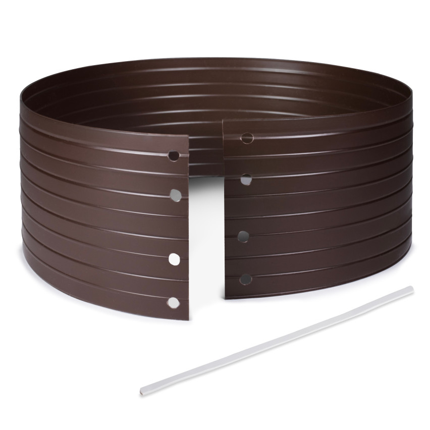 Cercle d'irrigation en PVC - anneau de culture - brun