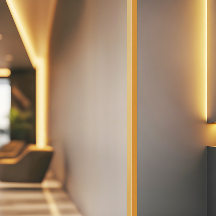 Cornière dure PVC beige