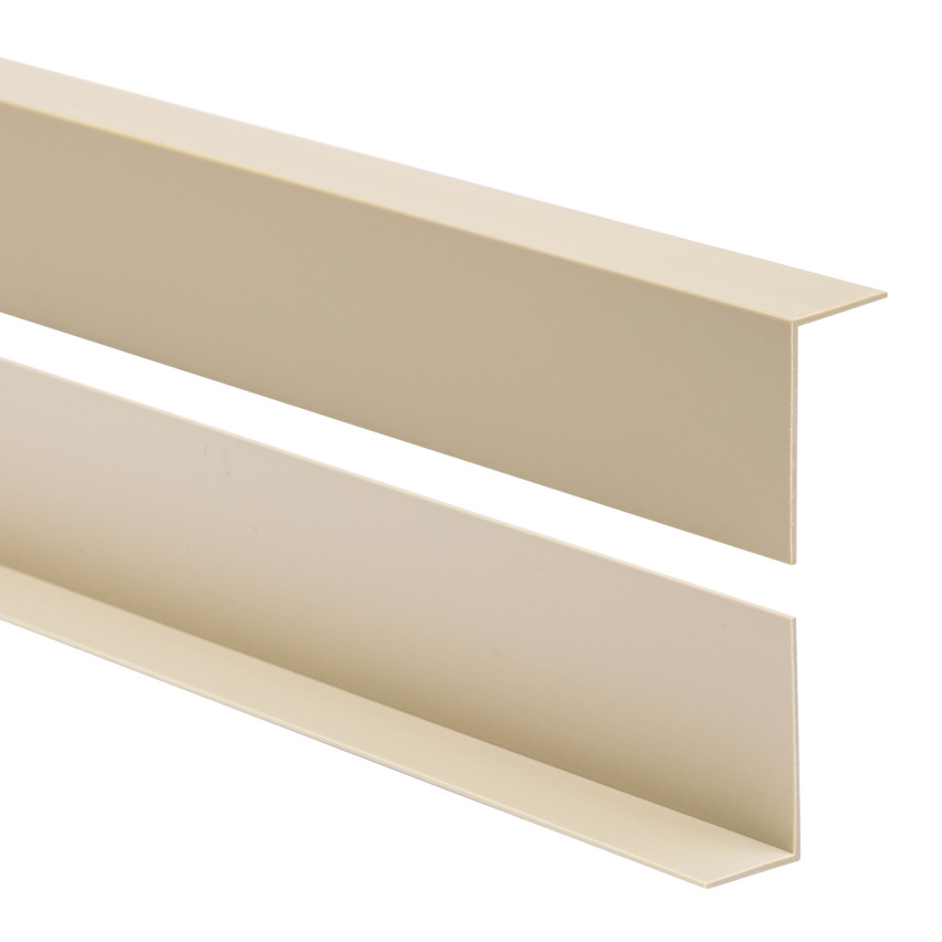 Cornière dure PVC beige