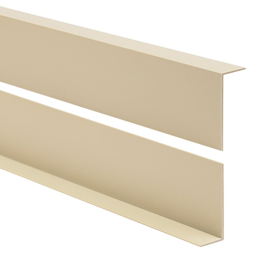 Cornière dure PVC beige