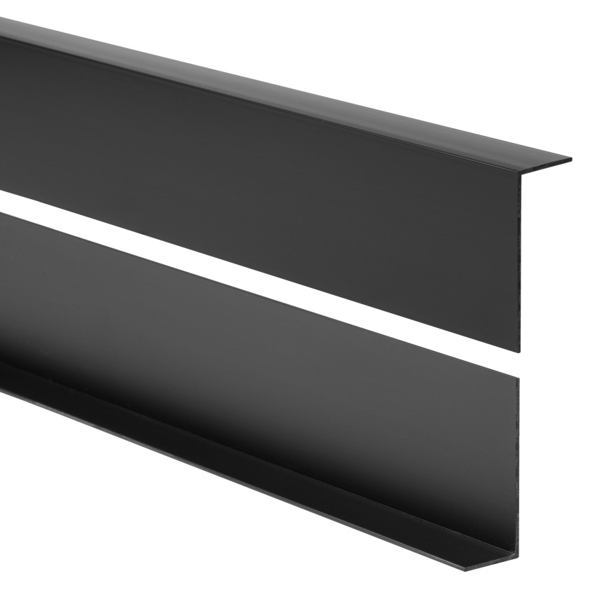 Cornière dure noir
