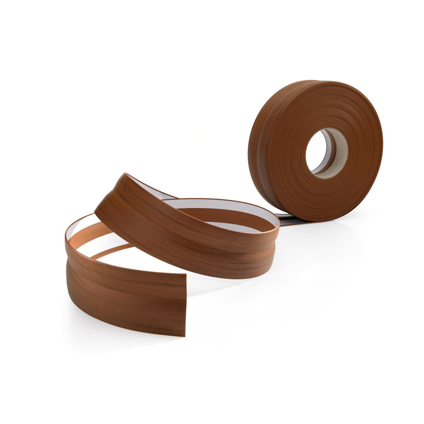Plinthe PVC  32x23 mm, plinthe souple auto-adhésive, plinthe de socle, noyer