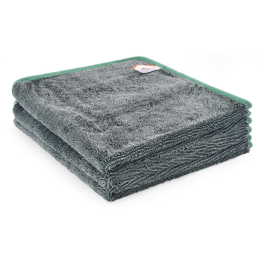 Chiffon en microfibre pour le lavage et le séchage de la carrosserie, lavette pour detailing automobile PREMIUM - So Dry, gris