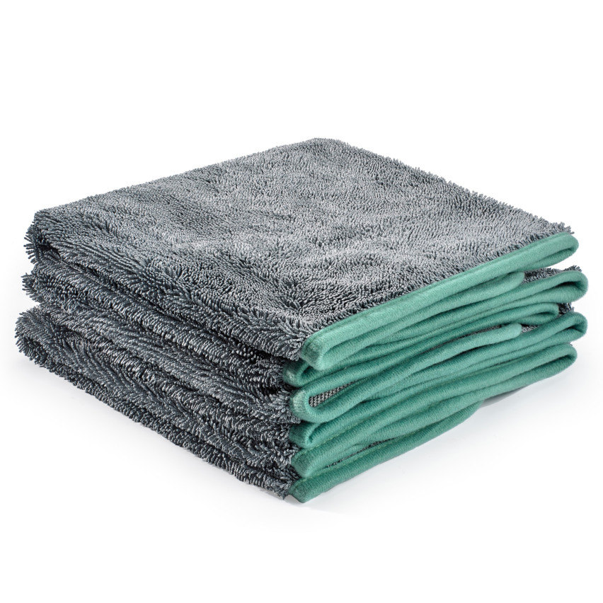 Chiffon en microfibre pour le lavage et le séchage de la carrosserie, lavette pour detailing automobile PREMIUM - So Dry, gris