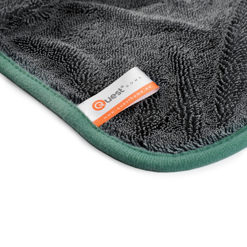 Chiffon en microfibre pour le lavage et le séchage de la carrosserie, lavette pour detailing automobile PREMIUM - So Dry, gris